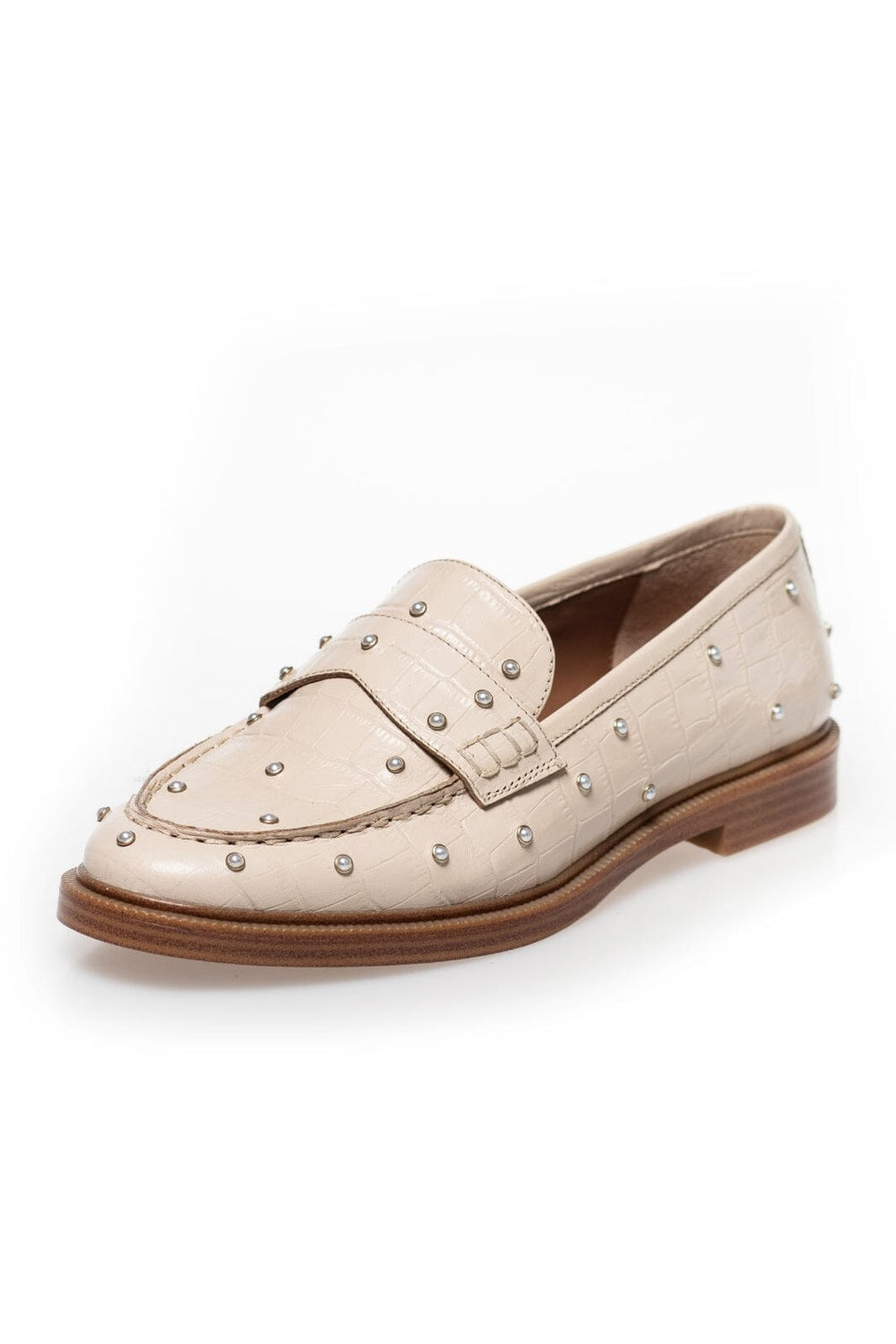 Forudbestilling - Copenhagen Shoes - The Pearl Shoe Beige - 00089 Grey Morn (Beige) Loafers 