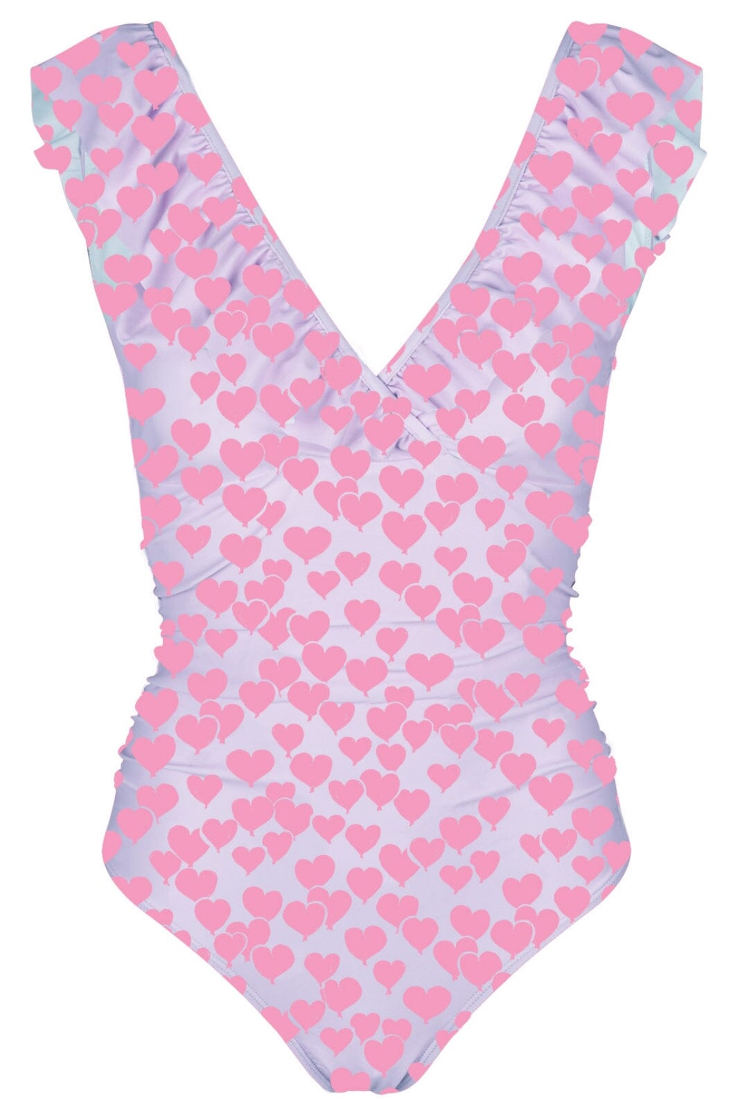 Forudbestilling - Cras - Agnes Swimsuit - 8052 Heartbeats Lilac Badedragter 