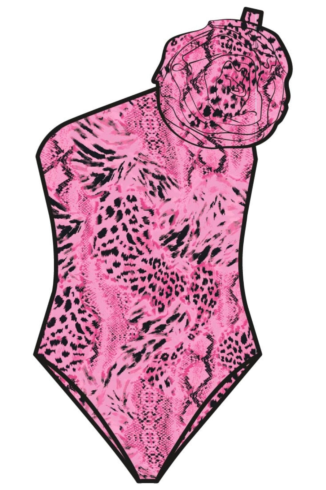 Forudbestilling - Cras - Carrie Swimsuit - 8049 Wild Pink Badedragter 