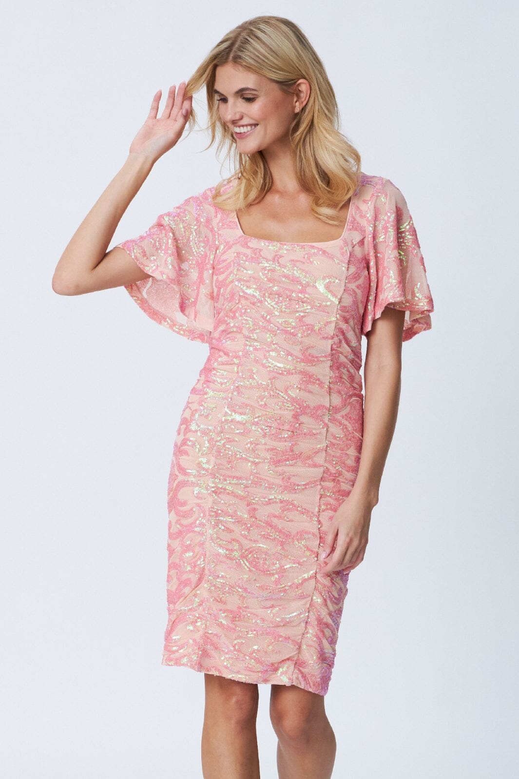 Forudbestilling - Cras - Clovercras Dress - 4011 Coral Pink Kjoler 