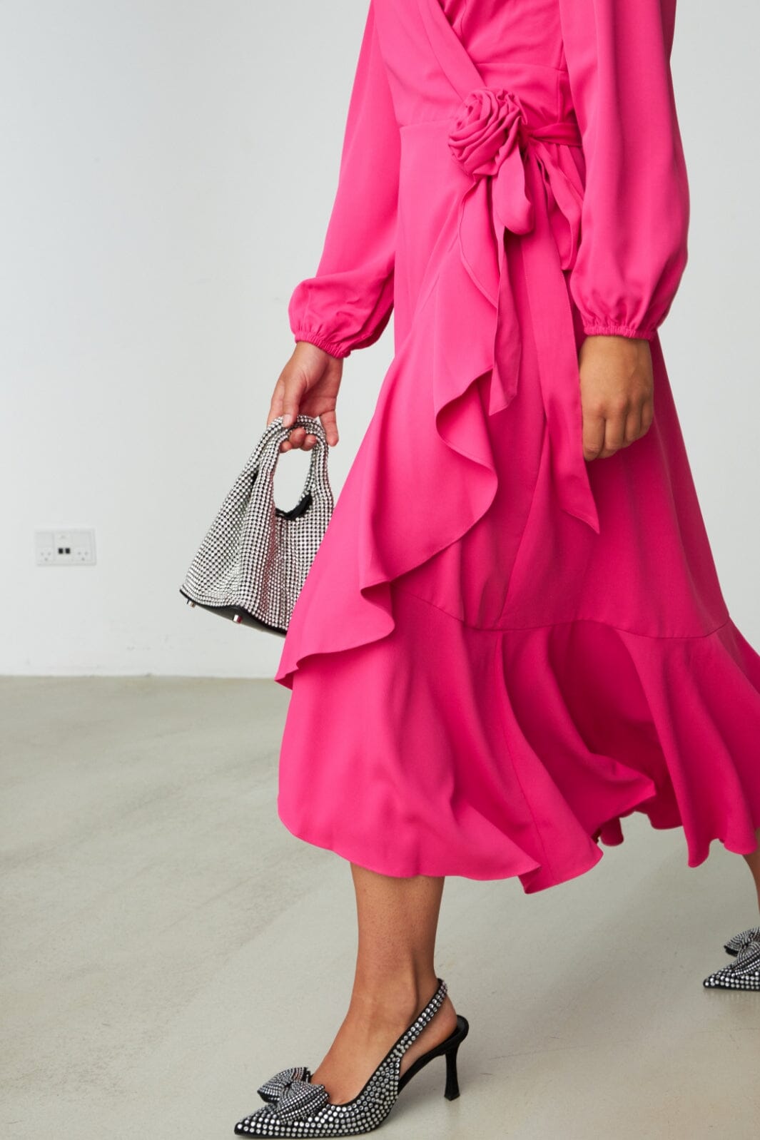 Forudbestilling - Cras - Lotuscras Dress - 4002 Fuchsia Pink Kjoler 