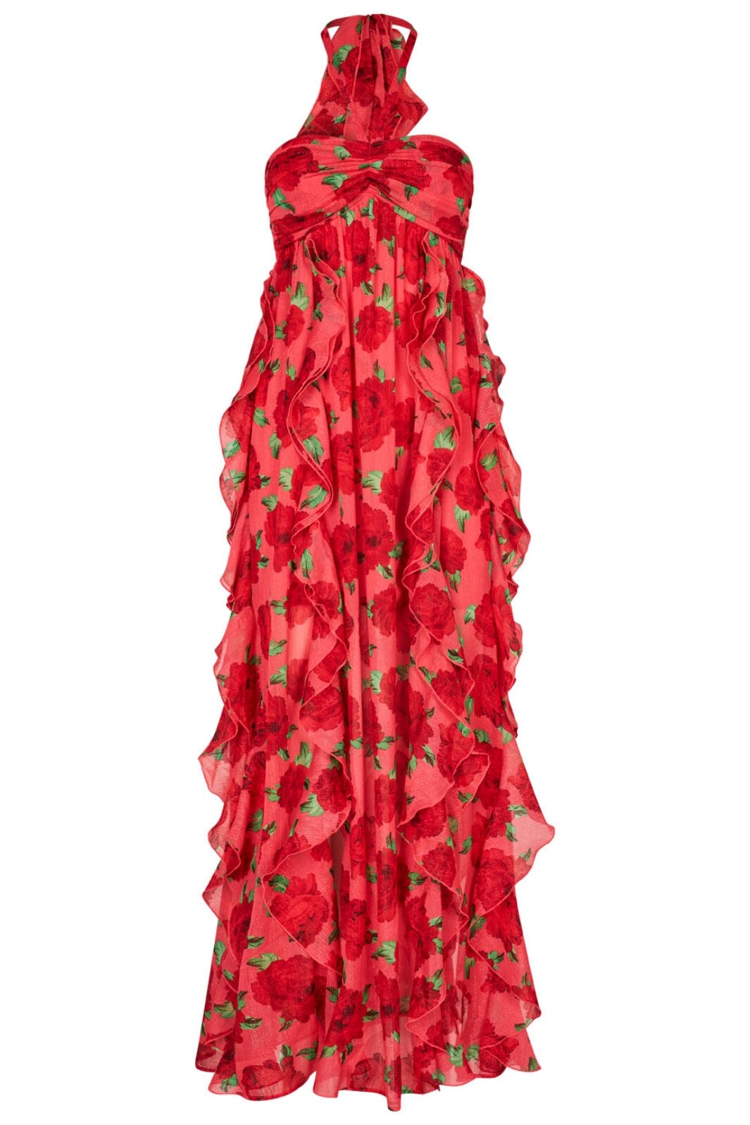 Forudbestilling - Cras - Valentinacras Dress - 8019 Coral Roses Kjoler 