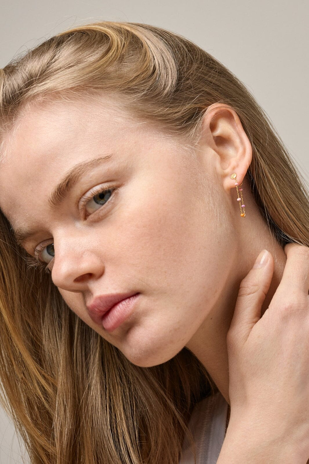 Enamel Copenhagen - Earring, Lola E140GM - Blush