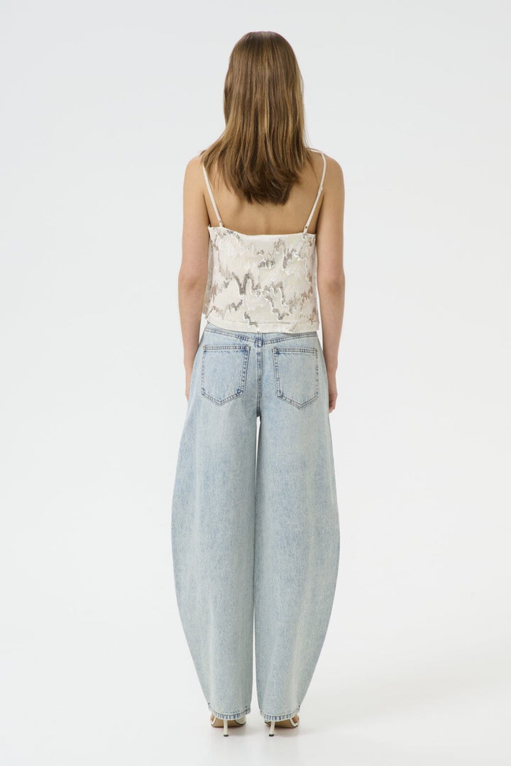 Gestuz - Gzasher Barrel Jeans 10910182 - 107575 - Mid Acid Wash