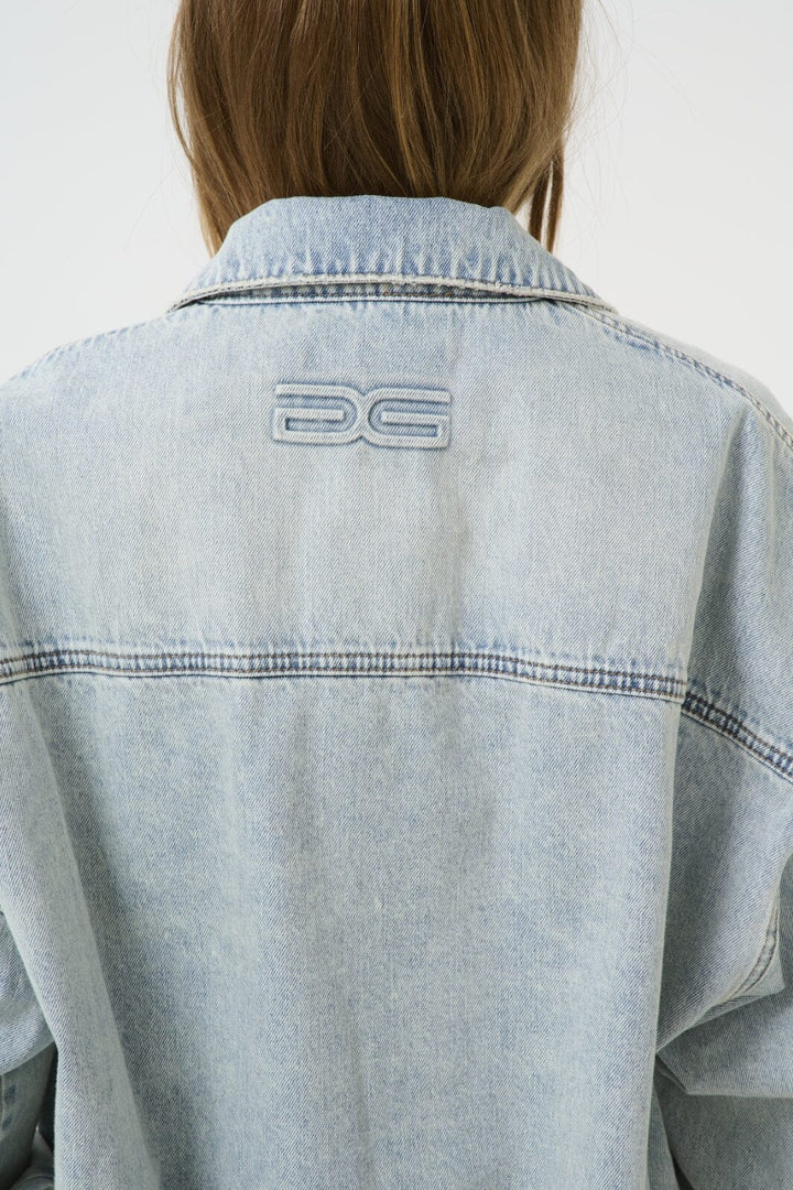 Gestuz - Gzasher Ls Oz Bomber 10910193 - 107575 - Mid Acid Wash