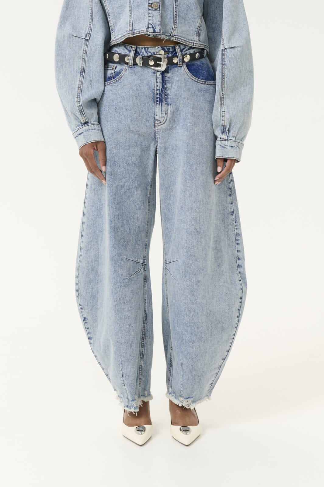 Gestuz - Gzdea Barrel Jeans 10910385 - 107868 - Light Blue Denim
