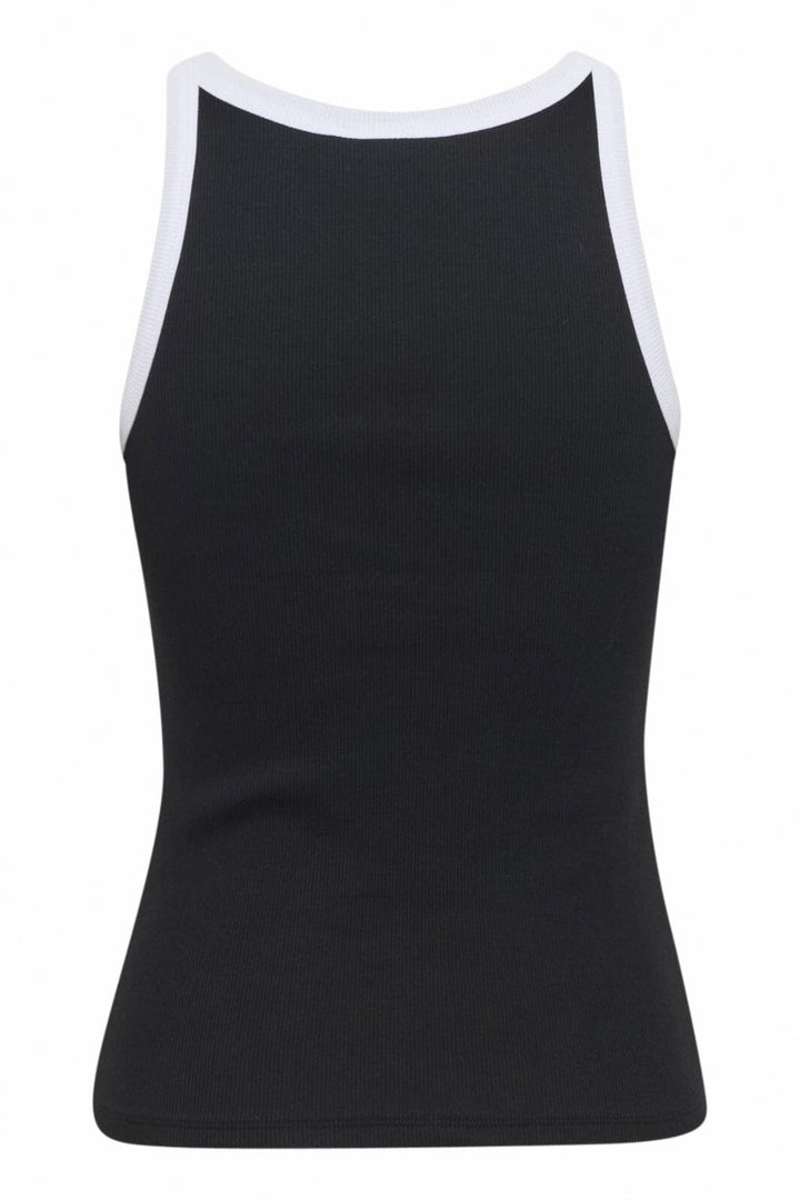 Gestuz - Gzdrew Contrast Logo Tank 10910270 - 100017 - Black