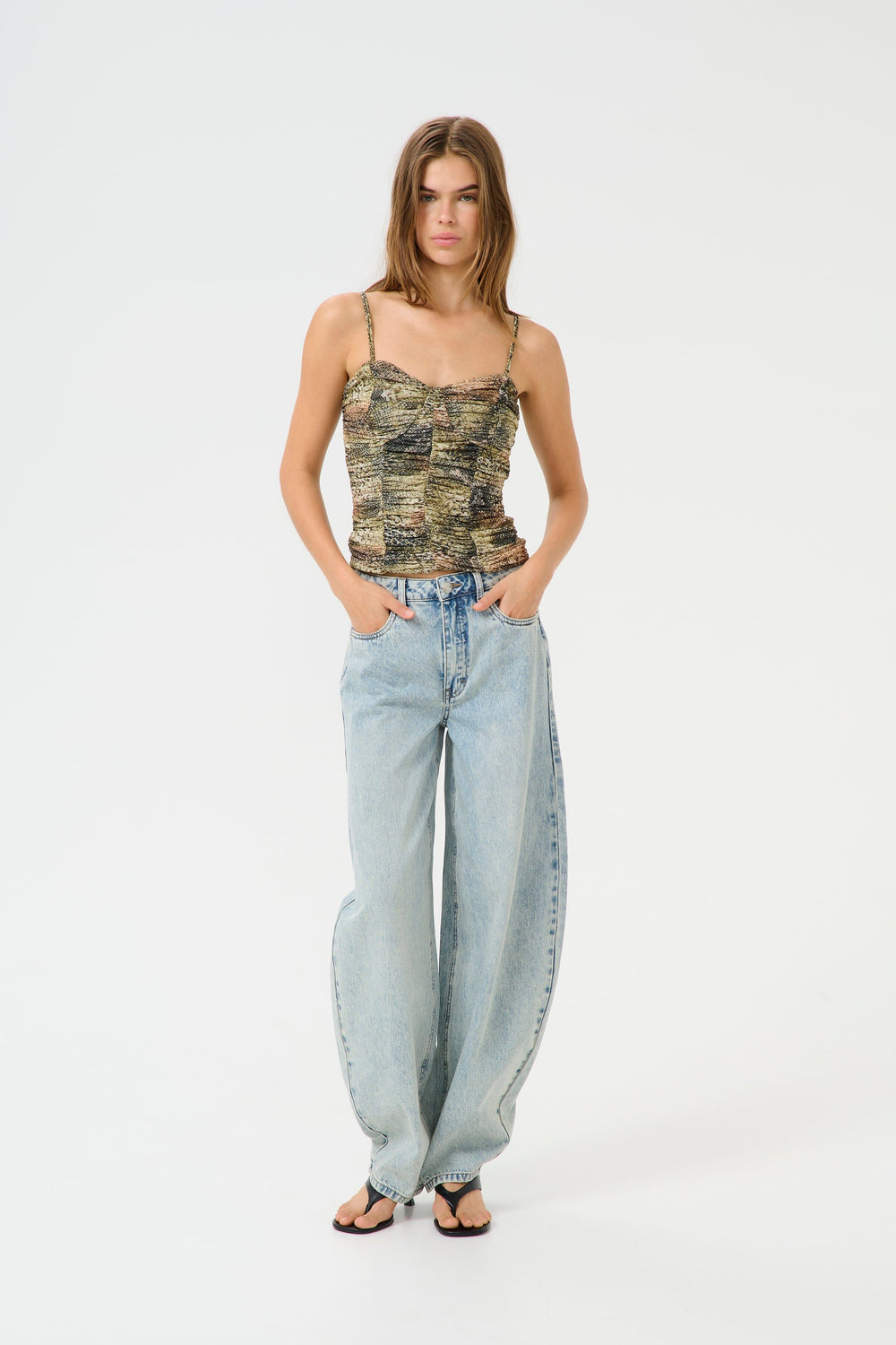 Forudbestilling - Gestuz - Gzsnira P Top 10910148 - 107549 - Golden Snake Toppe 