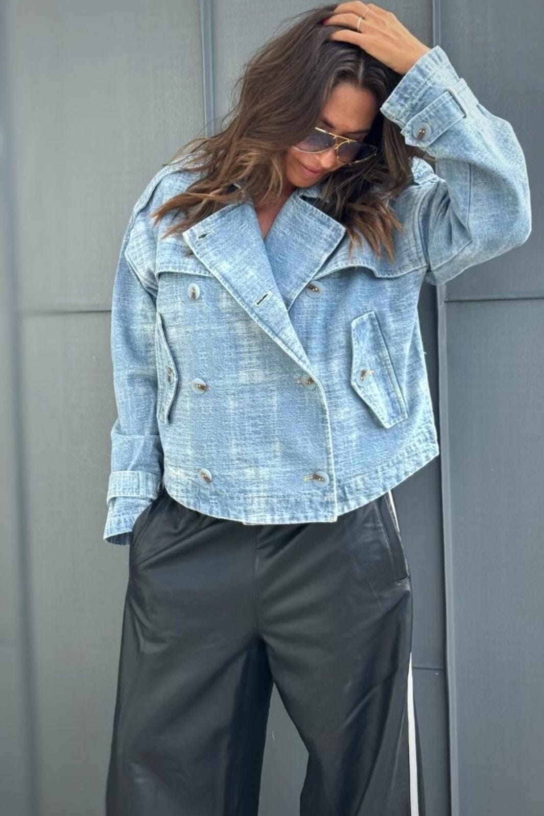 Forudbestilling - Gossia - Tabitago Jacket - Destroyed Denim Jakker 
