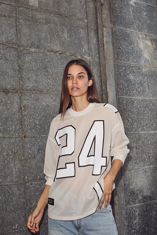 Forudbestilling - Haute L'Amitié - American Football Ls Tee HL10049 - Pearl Skjorter 