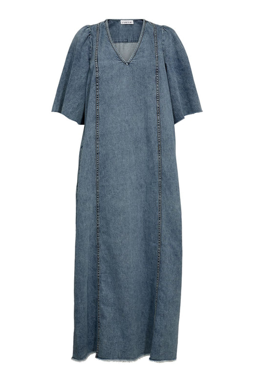 Forudbestilling - Haute L'Amitié - Denim Hem Dress HL10226 - Denim Blue Kjoler 
