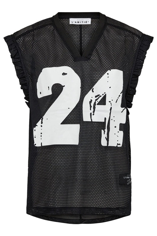 Haute L'Amitié - Drift Frill V-24 Top HL10306 - Black