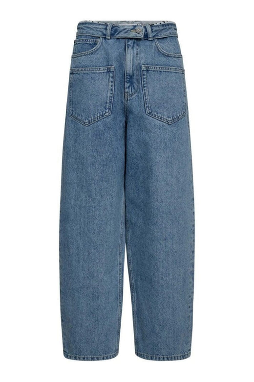 Haute L'Amitié - Flip Waist Pocket Jeans HL10179 - Bleached Denim
