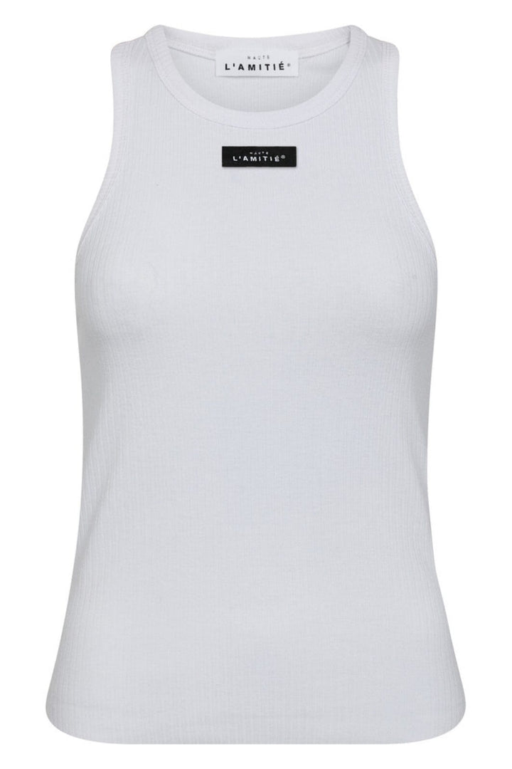 Haute L'Amitié - Rib Badge Tank HL10011 - White