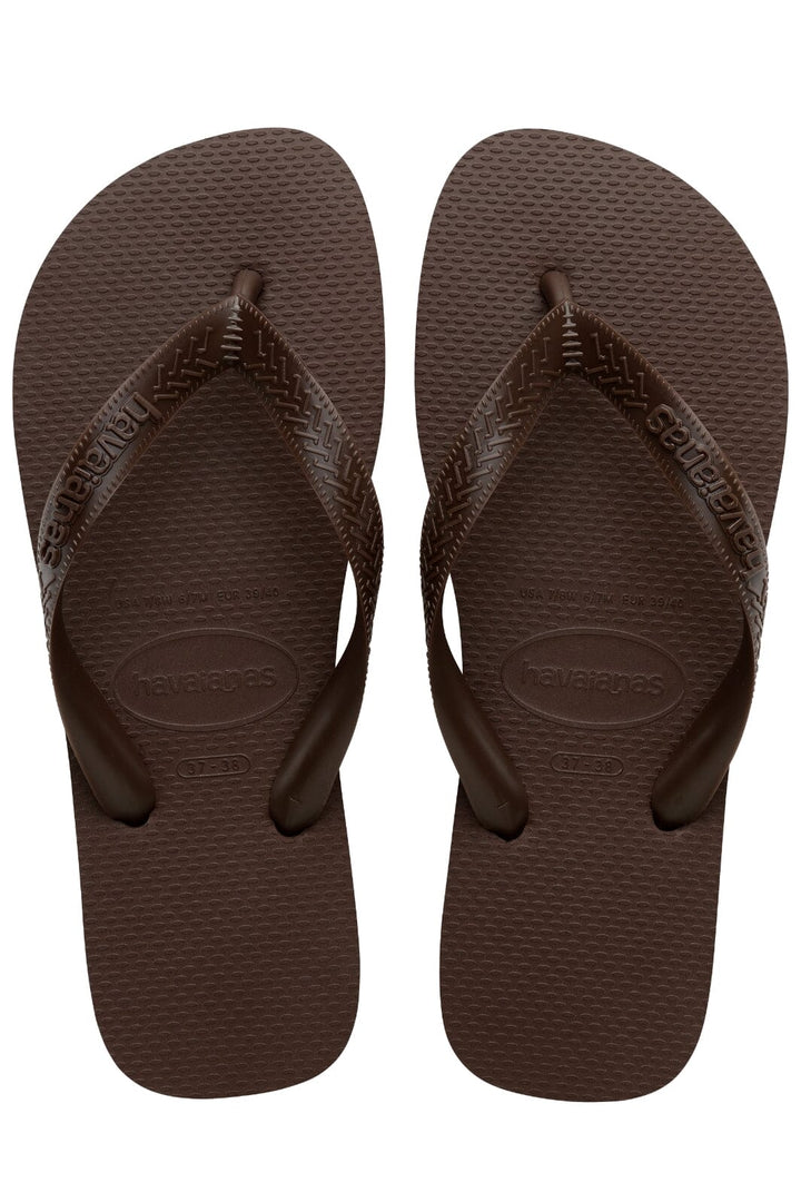 Forudbestilling - Havaianas - Top Senses - Dark Brown Badesandaler 