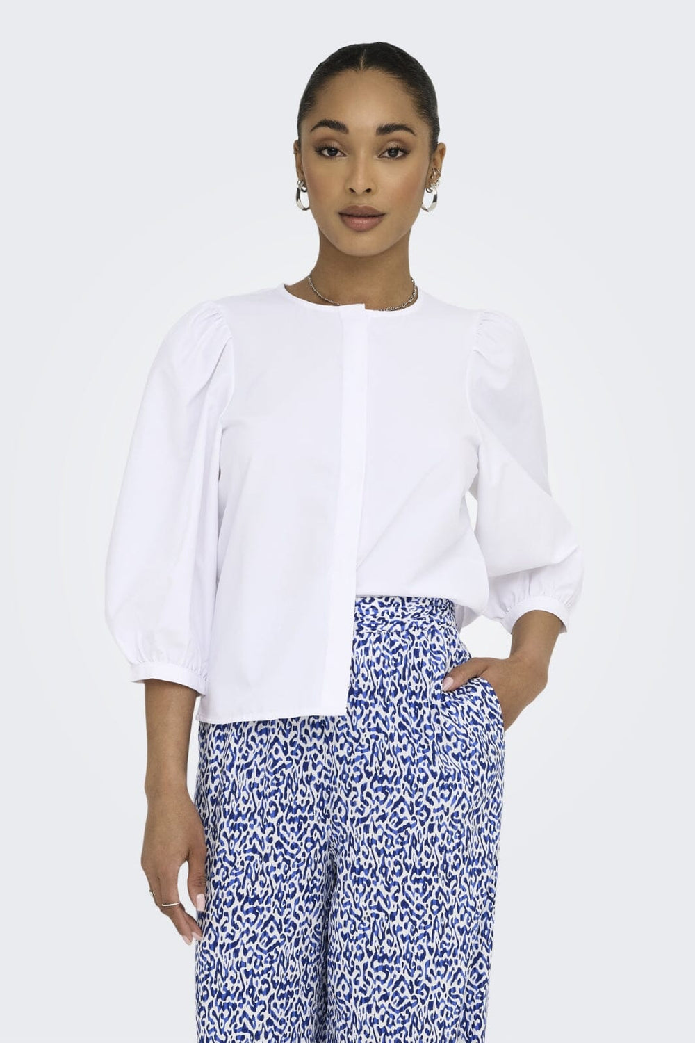 JDY - Jdyjasmin 3/4 Shirt - 4940247 White