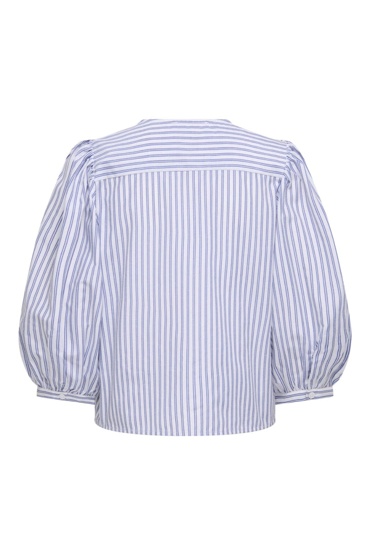 JDY - Jdyjasmin 3/4 Shirt - 4940248 White Blue