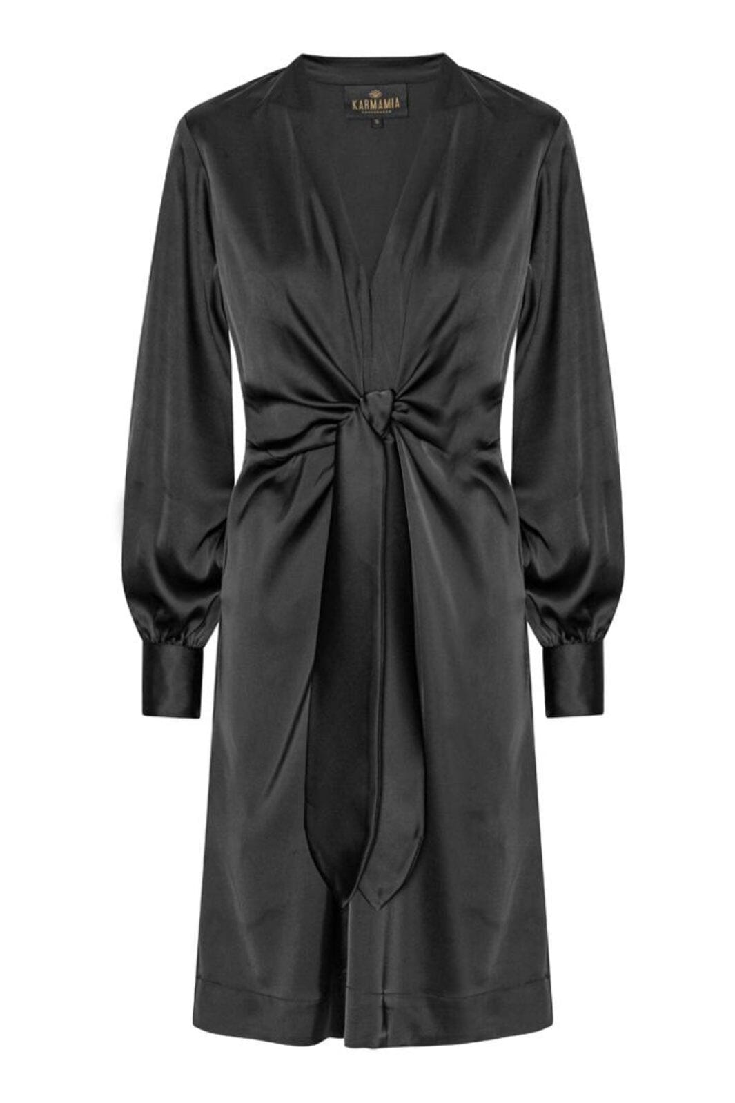 Forudbestilling - Karmamia - Blair Dress - Semi Rich Black Kjoler 