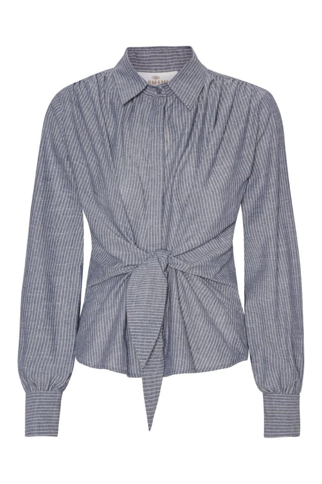 Forudbestilling - Karmamia - Lee Shirt - Denim Pin Stripe Skjorter 