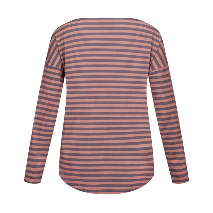 Forudbestilling - Liberte - Alma-Ls-Top - Brown Stripe Bluser 