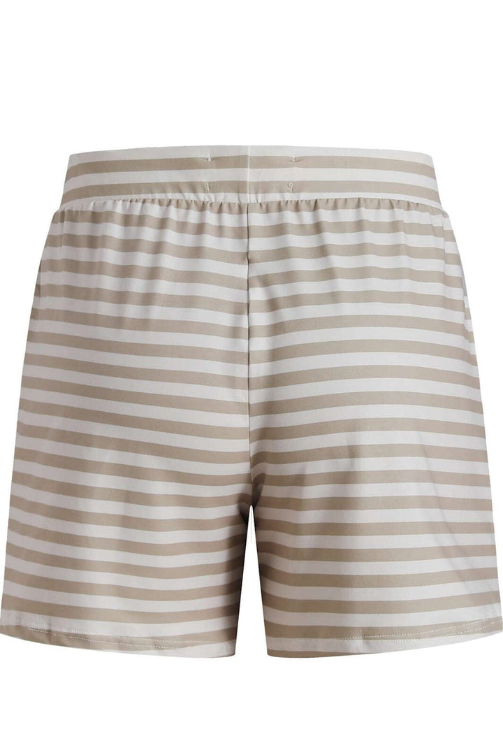 Liberte - Alma-Shorts 9517 - Sand Ivory Stripe