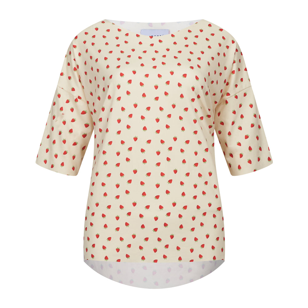 Forudbestilling - Liberte - Alma-Tshirt - Creamy Strawberry T-shirts 
