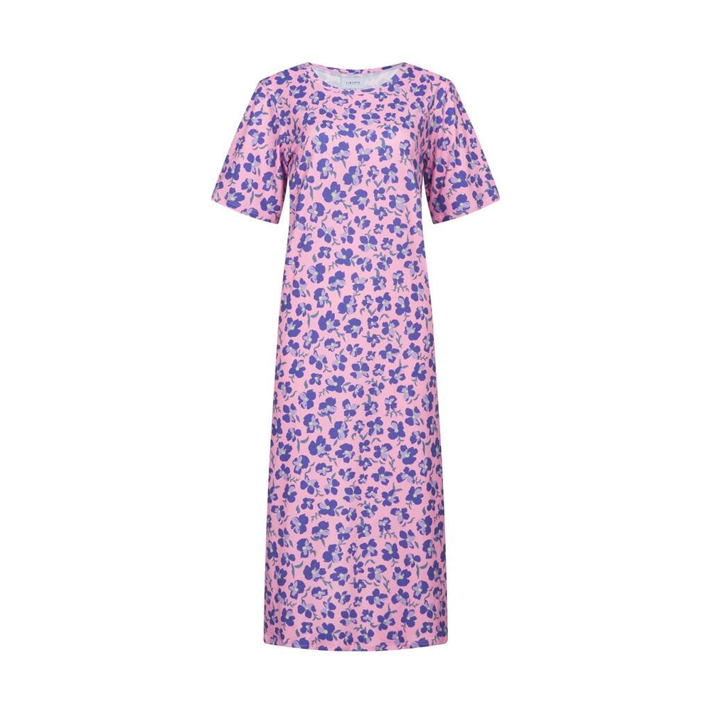 Forudbestilling - Liberte - Alma-Tshirt-Dress - Pink Purple Flower Kjoler 