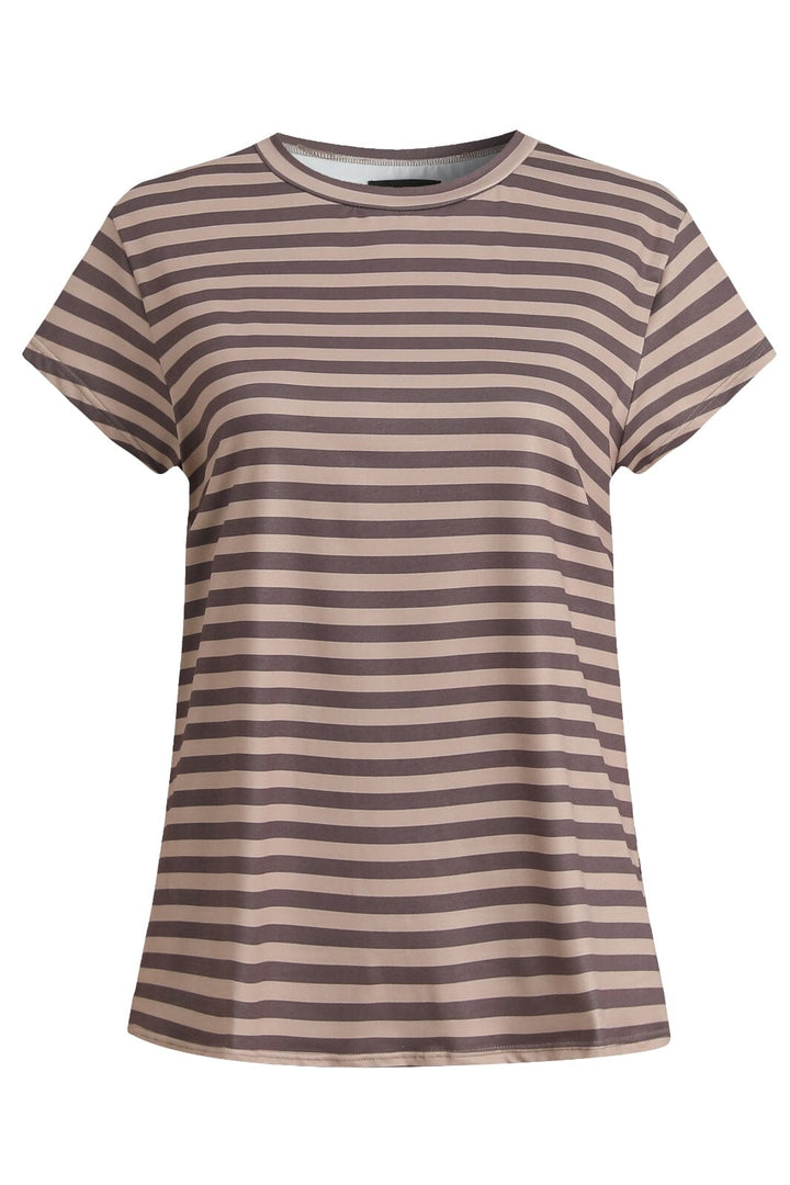 Forudbestilling - Liberte - Alma-U-Tshirt - Brown Stripe