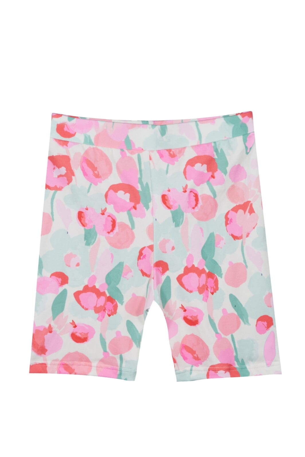 Forudbestilling - Liberte Ami - Alma-Bicycle-Shorts (Kids) - Mint Pink Flower Shorts 