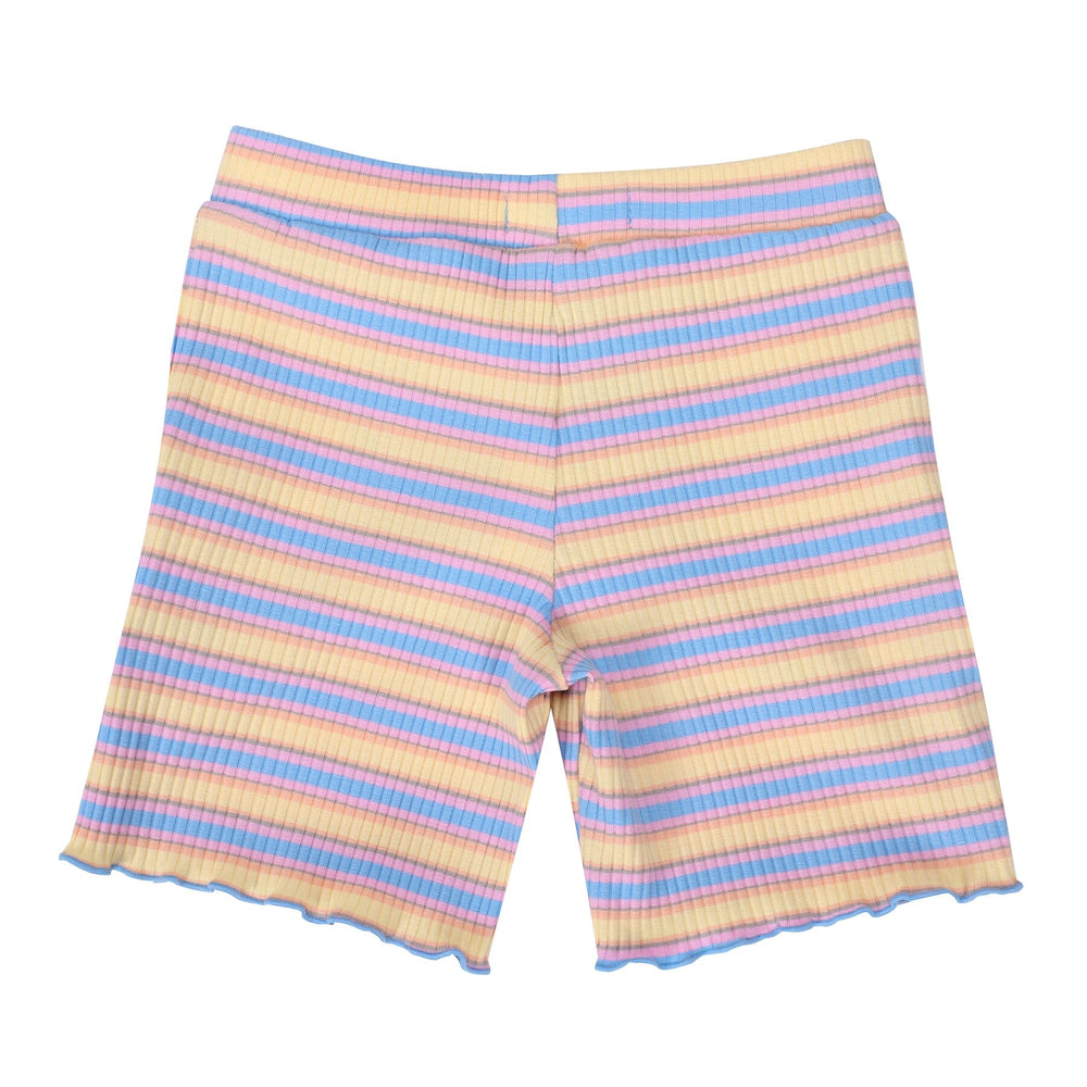 Forudbestilling - Liberte Ami - Natalia-Shorts-Kids - Yellow Rose Blue Stripe Shorts 