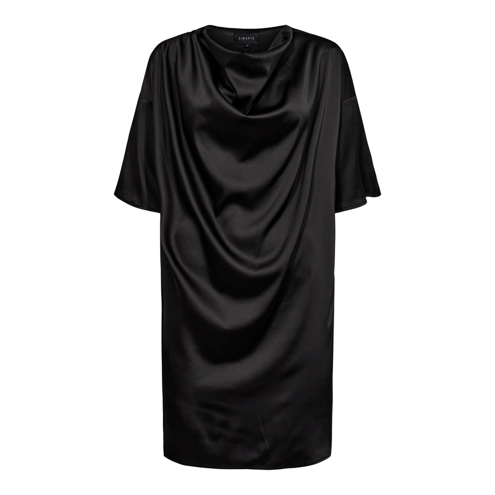 Forudbestilling - Liberte - Drappi-Dress - Black Kjoler 