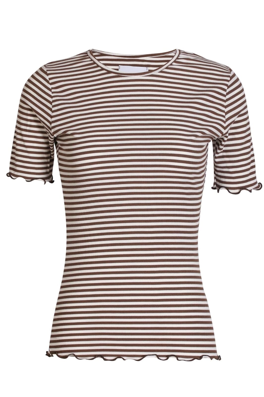 Liberte - Natalia-Ss-Blouse 9971 - Brown Creme Stripe