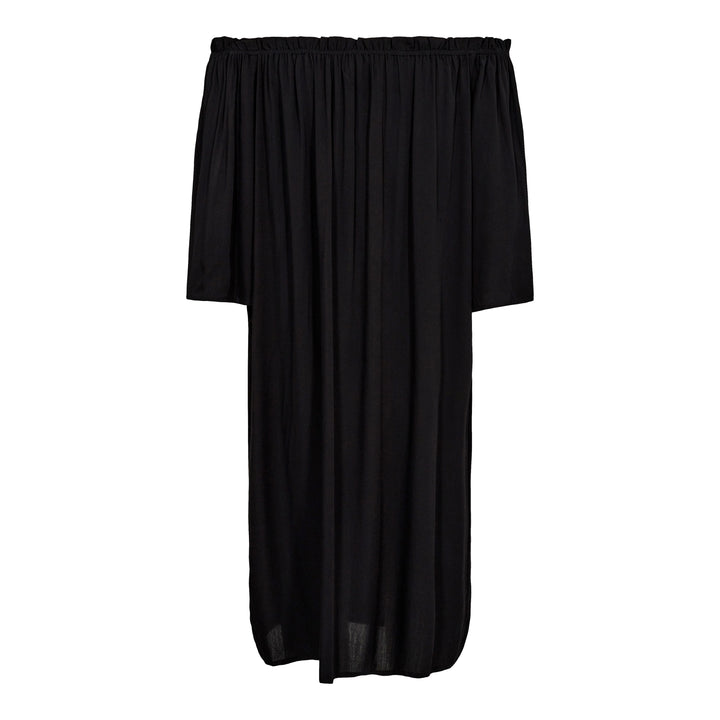 Forudbestilling - Liberte - Odette-Offshoulder-Dress - Black Kjoler 