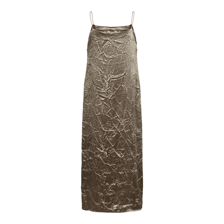 Forudbestilling - Liberte - Opeya-Strap-Dress - Brown Metallic Kjoler 