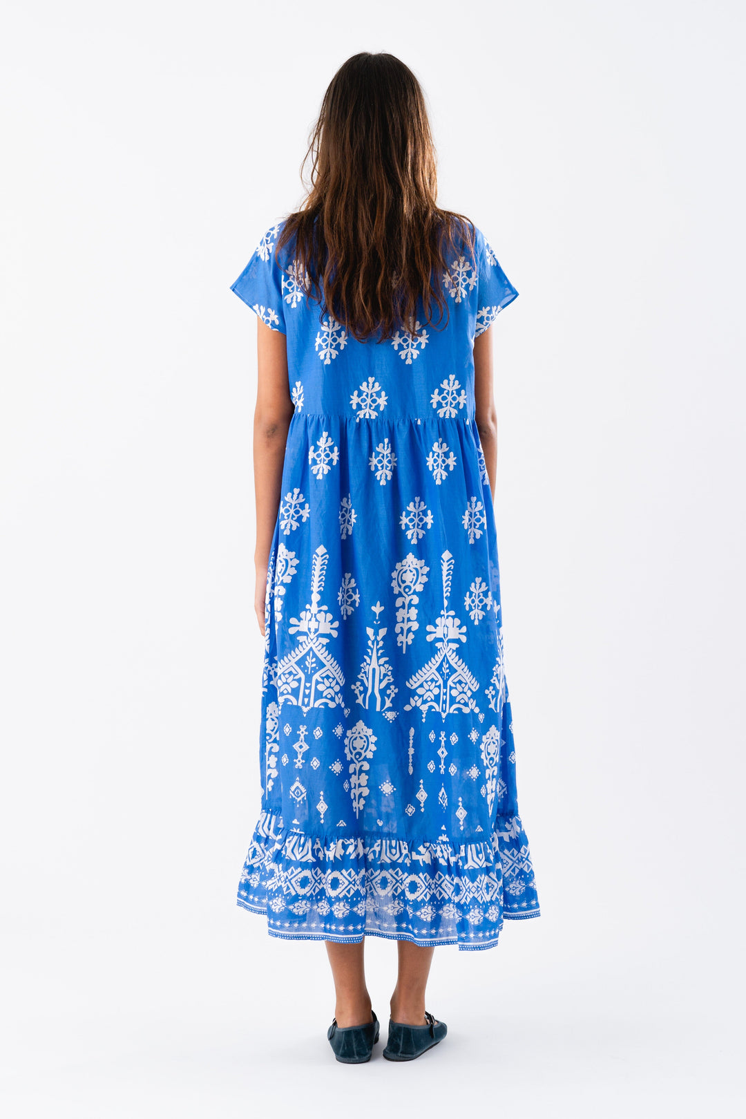 Forudbestilling - Lollys Laundry - MackayLL Maxi Dress SS 24293-3063 - 20 Blue Kjoler 