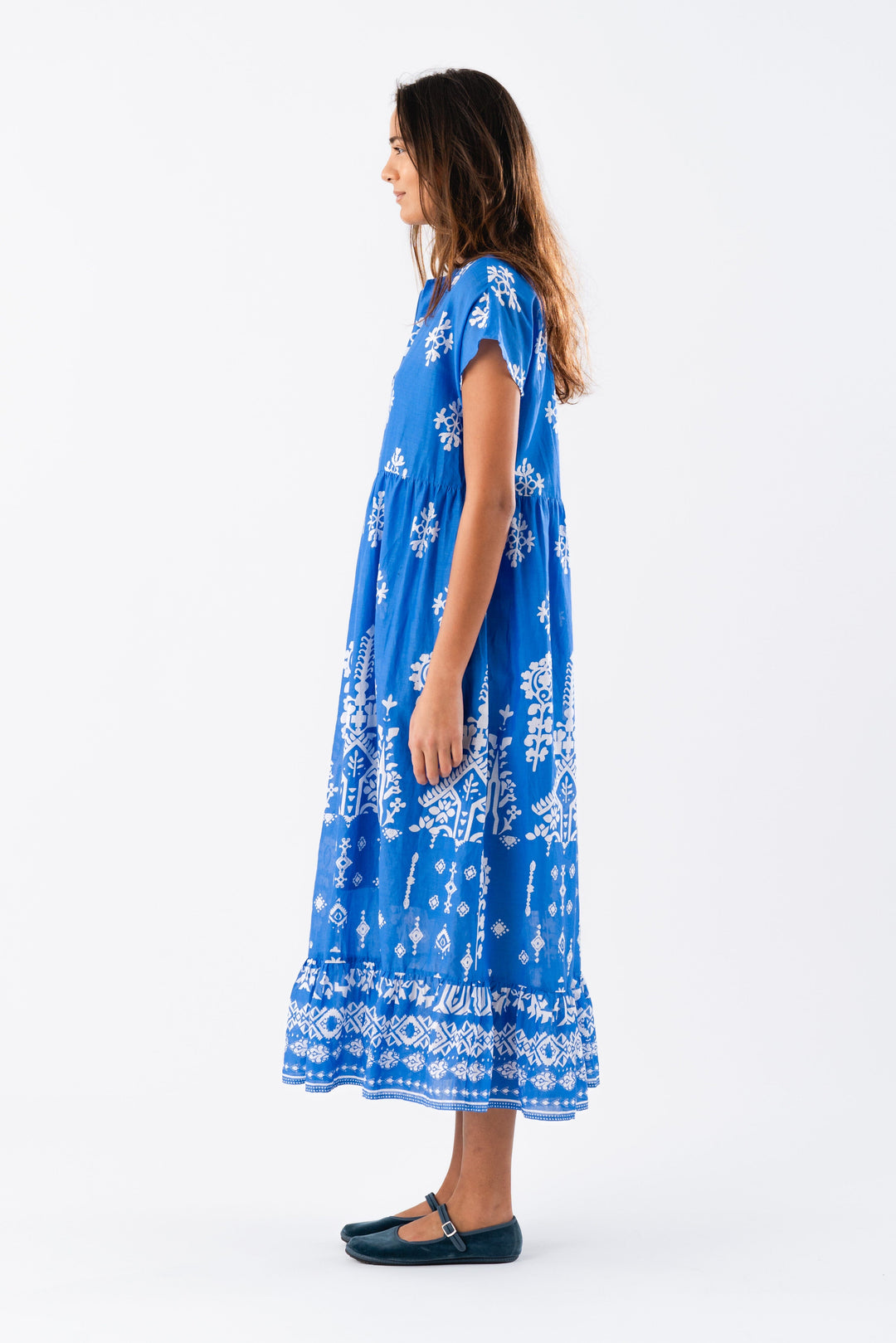 Forudbestilling - Lollys Laundry - MackayLL Maxi Dress SS 24293-3063 - 20 Blue Kjoler 