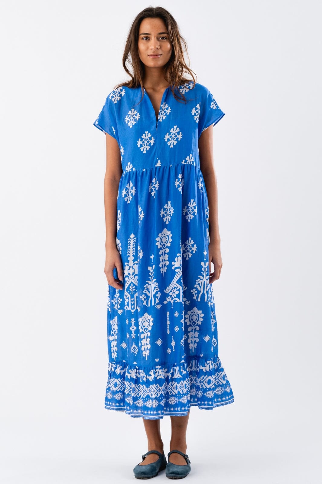 Forudbestilling - Lollys Laundry - MackayLL Maxi Dress SS 24293-3063 - 20 Blue Kjoler 