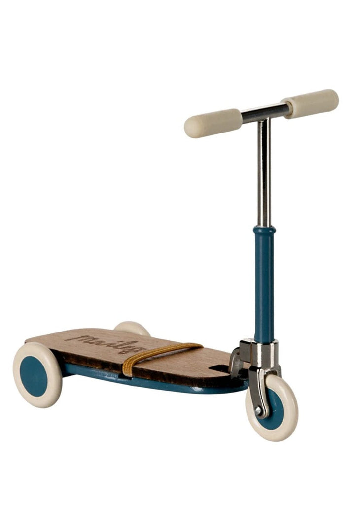 Maileg - Løbehjul, Mus - Blå - Mouse Acc