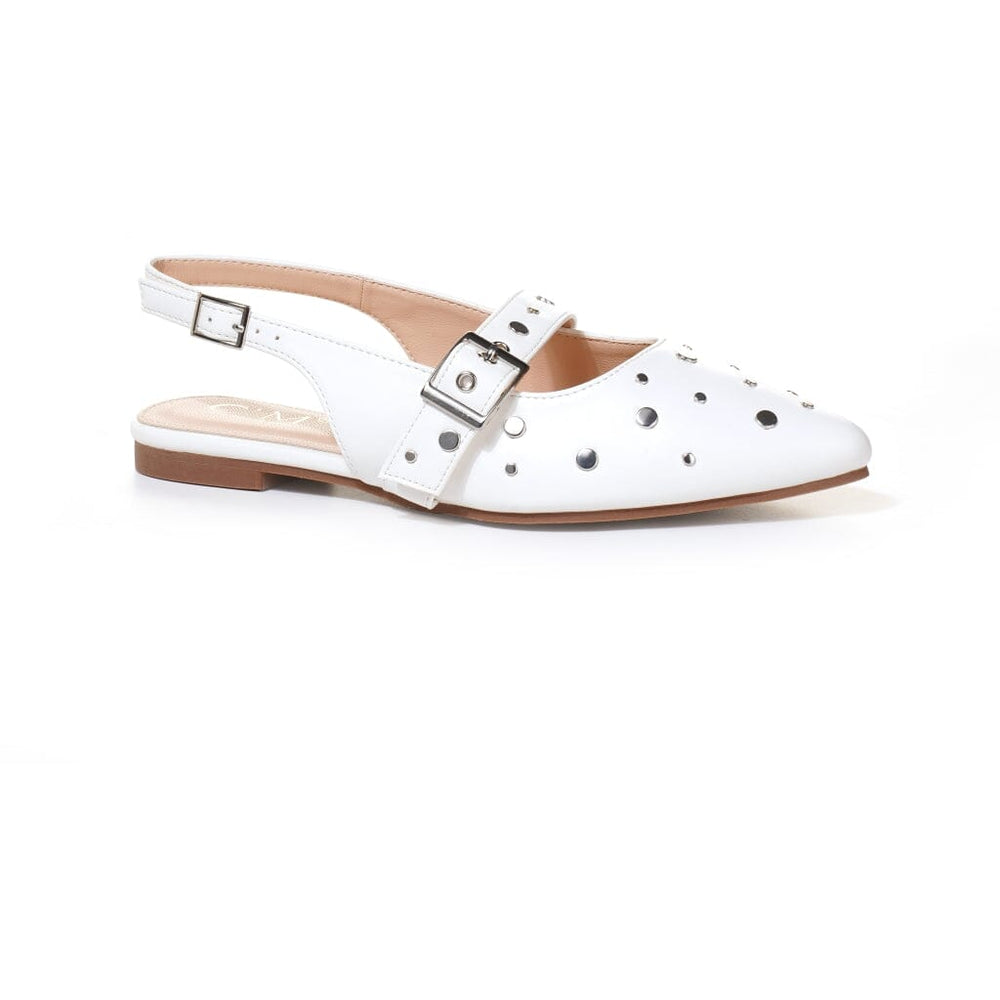 Forudbestilling - Marta Du Chateau - Ladies Shoes 8195 - White Sandaler 