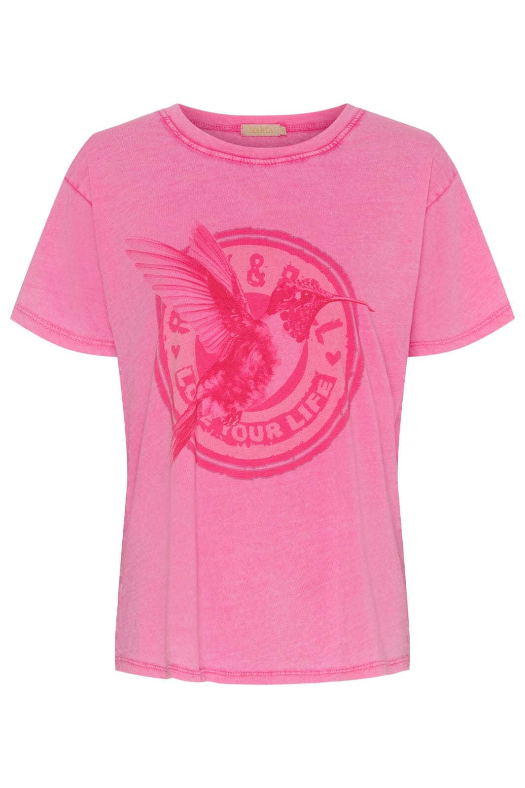 Forudbestilling - Marta Du Chateau - Mdcinge Tee - Pink T-shirts 