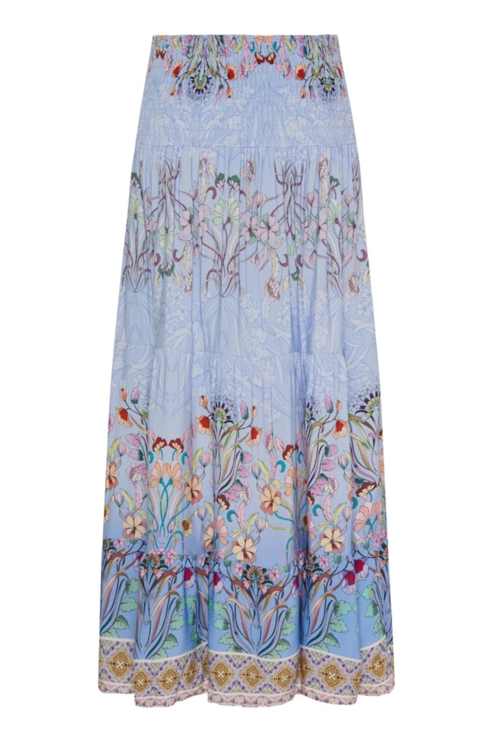Marta Du Chateau - Mdcjosefina Skirt 5849 - 361Tpzprintceleste