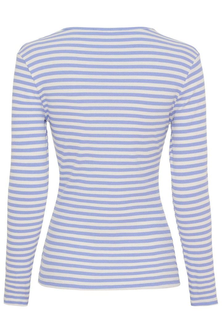 Marta Du Chateau - Mdcjosiane Ls Tee 49066 - Celeste/Greggio