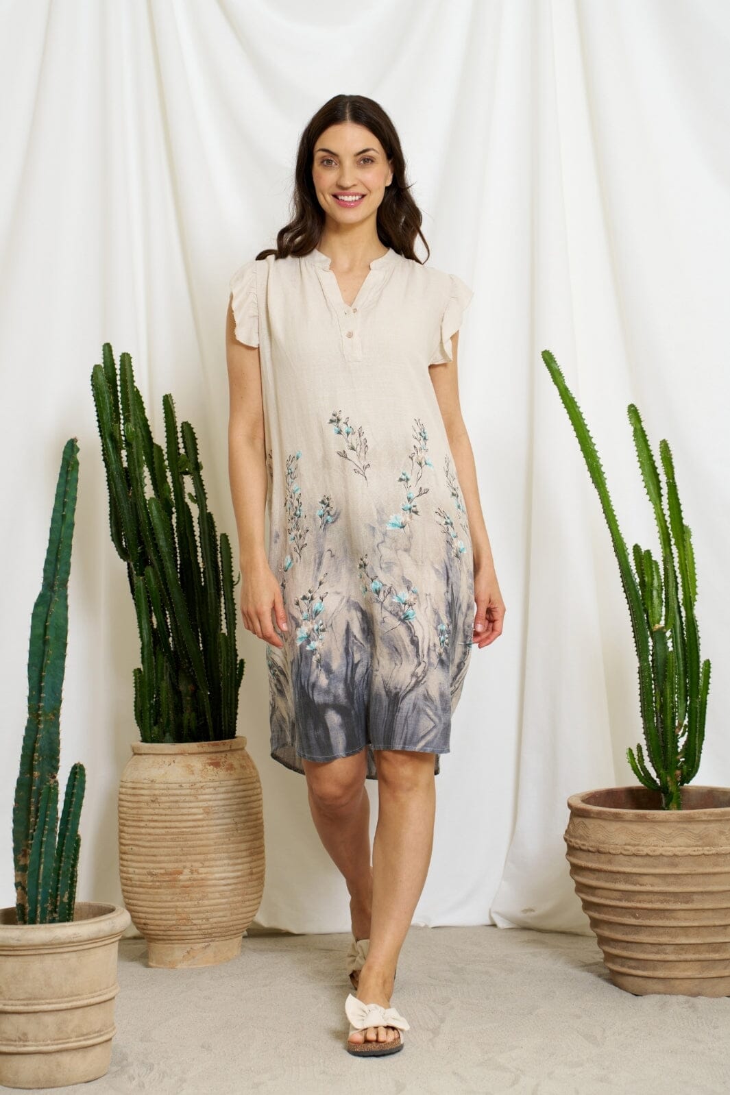 Forudbestilling - Marta Du Chateau - Mdcleticia Dress 36114B - Sabbiaoriginale635 Kjoler 