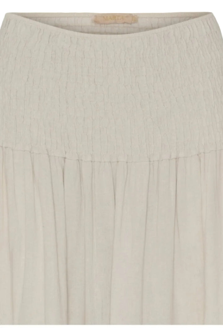 Forudbestilling - Marta Du Chateau - Mdcprincess Skirt - 102 Solid Sabbia Nederdele 