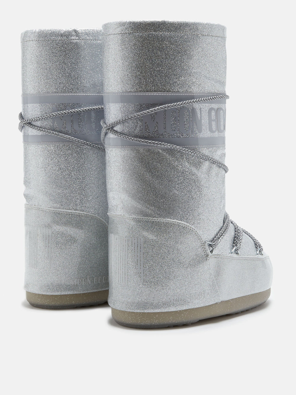 Forudbestilling - Moon Boot - Icon Glitter - 002 Silver Støvler 