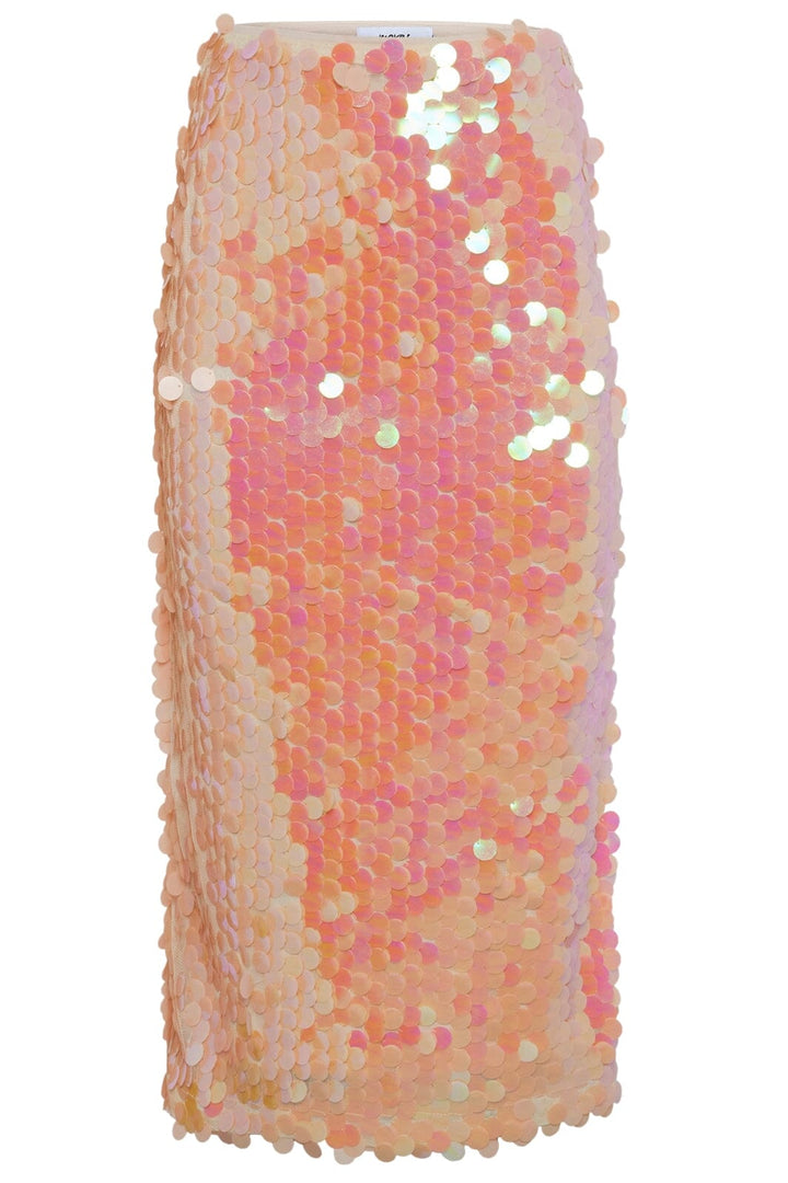 Forudbestilling - Moves by Minimum - Lubinu Skirt 4347 231444347 - 1340 - Cadmium Orange Nederdele 