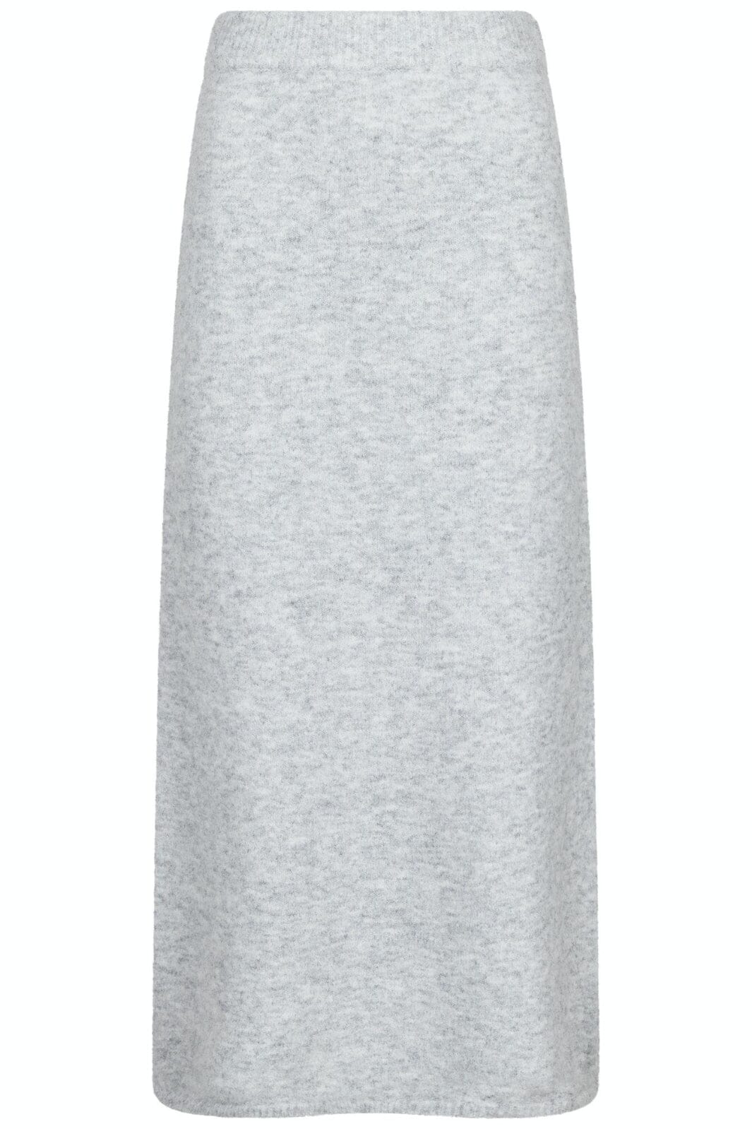 Forudbestilling - Neo Noir - Ashanti Knit Skirt - Light Grey Melange Nederdele 