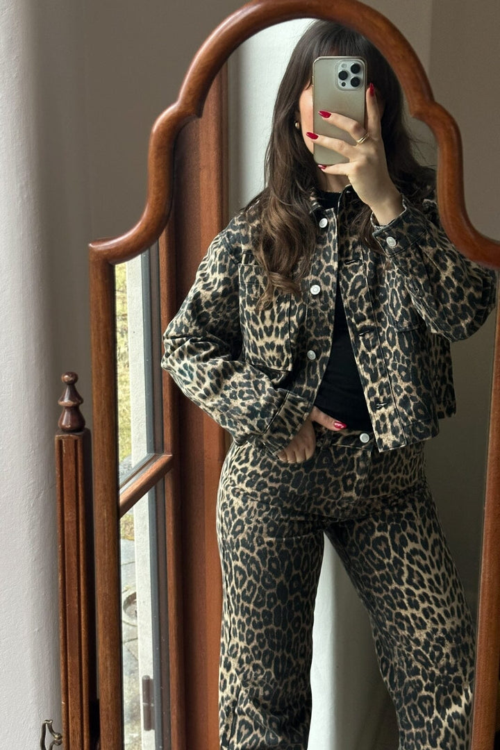 Forudbestilling - Neo Noir - Emilia Leopard Jacket - 400 Leopard Jakker 