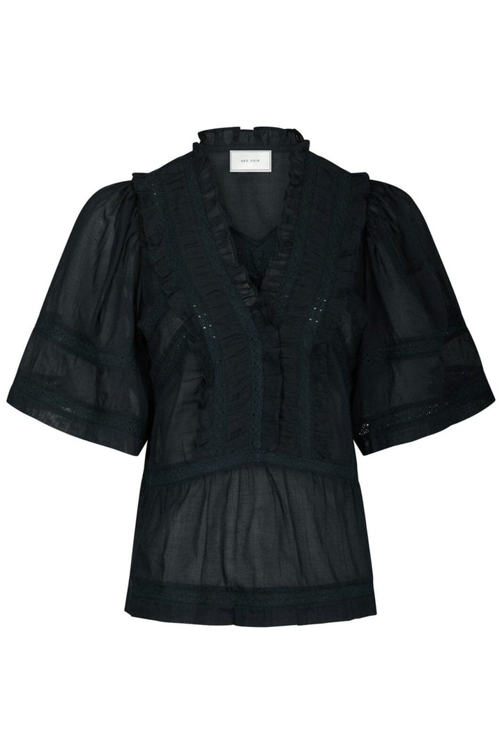 Forudbestilling - Neo Noir - Evienne S Voile Top 161856 - 141 - Navy Toppe 