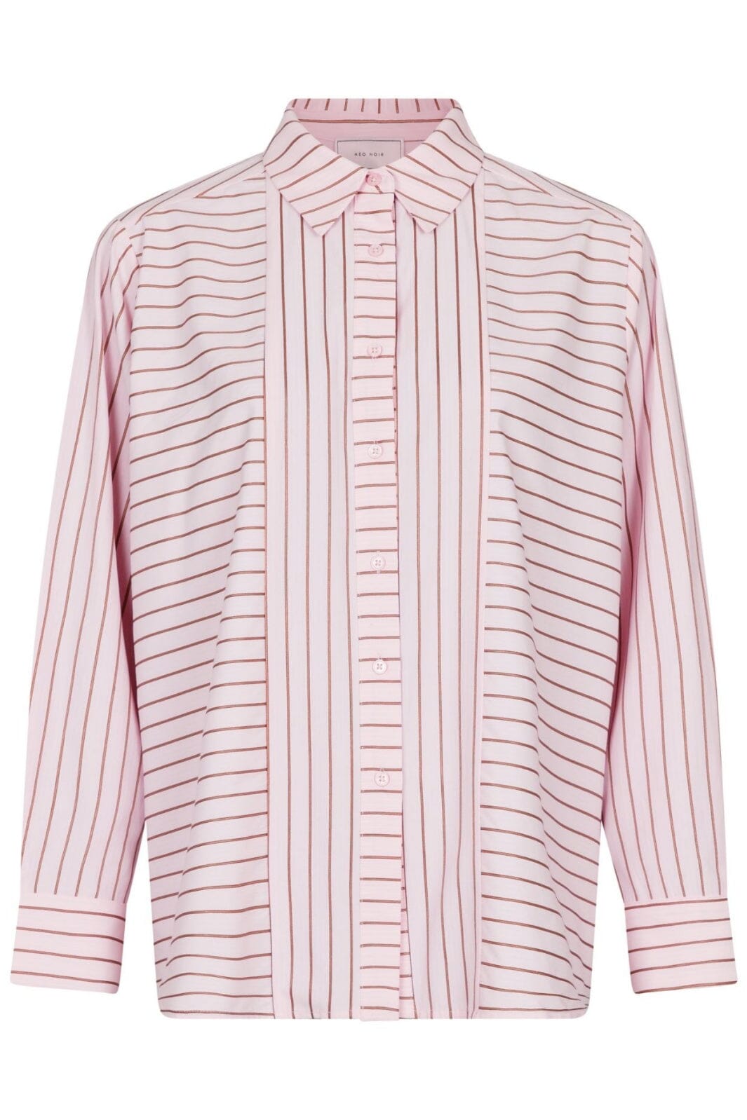 Forudbestilling - Neo Noir - Gili Multi Stripe Shirt - Light Pink Skjorter 